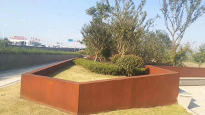 鱼峰耐候钢挡土墙